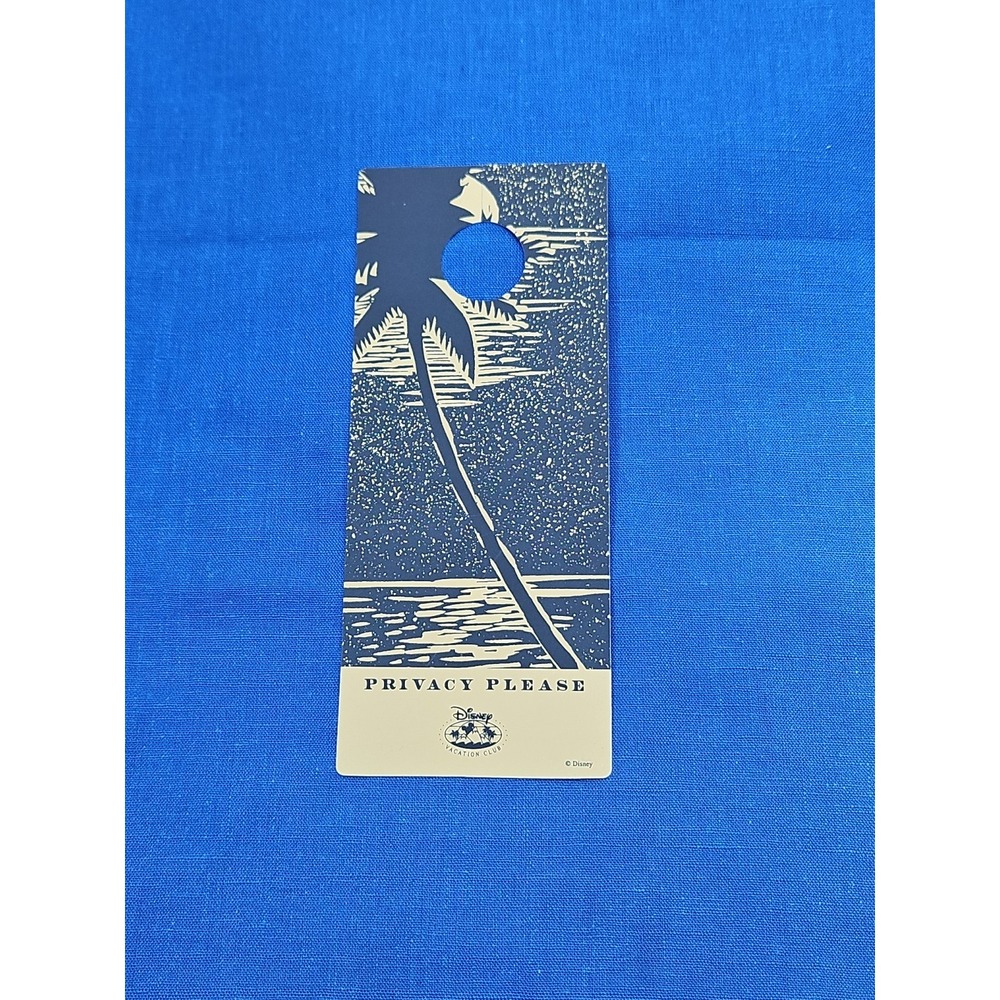 Walt Disney‎ World Door Hanger Privacy Please PALM TREE Retired Vintage 1990s